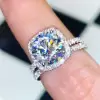 Handmade Stunning Set Featuring 3.0CT Round Engagement Ring