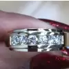 1.49ct Round Cut Wedding Band for Men in Gold