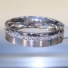Pave Setting Round Cut Eternity Band for Men