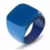 18mm Width Titanium Steel 4 Colors Men's Ring Band