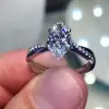 Handmade 1.70ct Marquise Solitaire Ring with Intertwine Diamond Band