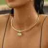 6.21ctw Oval Cut White Sapphire Torque Necklace