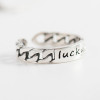 925 Sterling Silver Handmade Lucky Ring