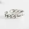 925 Sterling Silver Handmade Lucky Ring
