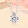 Handmade Constellation Design Dancing Stone Pendent Necklace