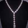 120ctw Multi-cut White Sapphire Statement Necklace