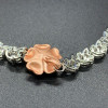 Marquise Cut White Sapphire Rose Necklace