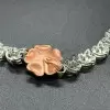 Marquise Cut White Sapphire Rose Necklace