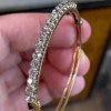 4.5ctw Round Cut White Sapphire Tennis Bangle Bracelet