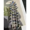 Heart Cut Multi-colored Sapphire Necklace for Women