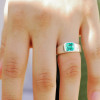 4ct Asscher Cut White Sapphire Men's Signet Ring