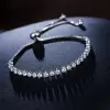Fashion White Sapphire Adjustable Bracelet