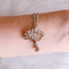 Handmade Tree Pendant 925 Sterling Silver Necklace