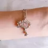 Handmade Tree Pendant 925 Sterling Silver Necklace