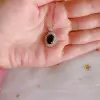 Oval Cut Blue Sapphire Pendant Necklace