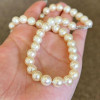 6MM Created Pearl Statement Necklace