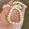 6MM Created Pearl Statement Necklace