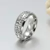 1.25ct Round Cut White Sapphire Eternity Band for Men