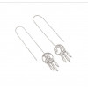 Dream Catcher Earrings Female Long Tassel Ear Line