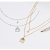 Architectural Collection Arabian Night Double Layer Pendant Necklace