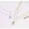 Architectural Collection Arabian Night Double Layer Pendant Necklace