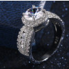 2ct Round Cut Halo Engagement Ring