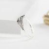 925 Sterling Silver Handmade Vintage Leaf Shape Ring