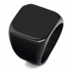18mm Width Titanium Steel 4 Colors Men's Ring Band