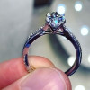 Handmade 1.70ct Marquise Solitaire Ring with Intertwine Diamond Band