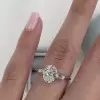 3ct Three-stone Oval Cut Engagement Ring