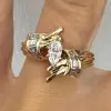 1.5ctw Marquise Cut White Sapphire Ring