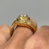 Estate 3.1ctw Round Cut White Sapphire Ring