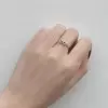 925 Sterling Silver Handmade Bowknot Adjustable Ring