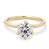 3ct Round Cut White Sapphire 5pcs Bridal Set in Gold