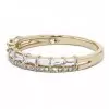 3ct Round Cut White Sapphire 5pcs Bridal Set in Gold