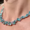 57ctw Pear Cut Paraiba Tourmaline Statement Necklace