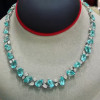57ctw Pear Cut Paraiba Tourmaline Statement Necklace