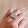 Handmade Lab-created Sapphire Sterling Silver Men's Ring