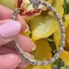 18ctw Cushion Cut Yellow Sapphire Hoop Earrings