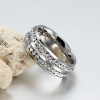1.25ct Round Cut White Sapphire Eternity Band for Men