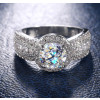 2ct Round Cut Halo Engagement Ring