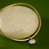 6.21ctw Oval Cut White Sapphire Torque Necklace