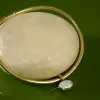 6.21ctw Oval Cut White Sapphire Torque Necklace