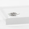 925 Sterling Silver Handmade Vintage Leaf Shape Ring