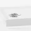 925 Sterling Silver Handmade Vintage Leaf Shape Ring