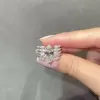 Marquise Cut White Sapphire Engagement Ring