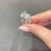 Marquise Cut White Sapphire Engagement Ring