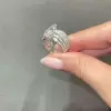 Marquise Cut White Sapphire Engagement Ring