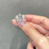 Marquise Cut White Sapphire Engagement Ring