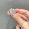 Marquise Cut White Sapphire Engagement Ring
